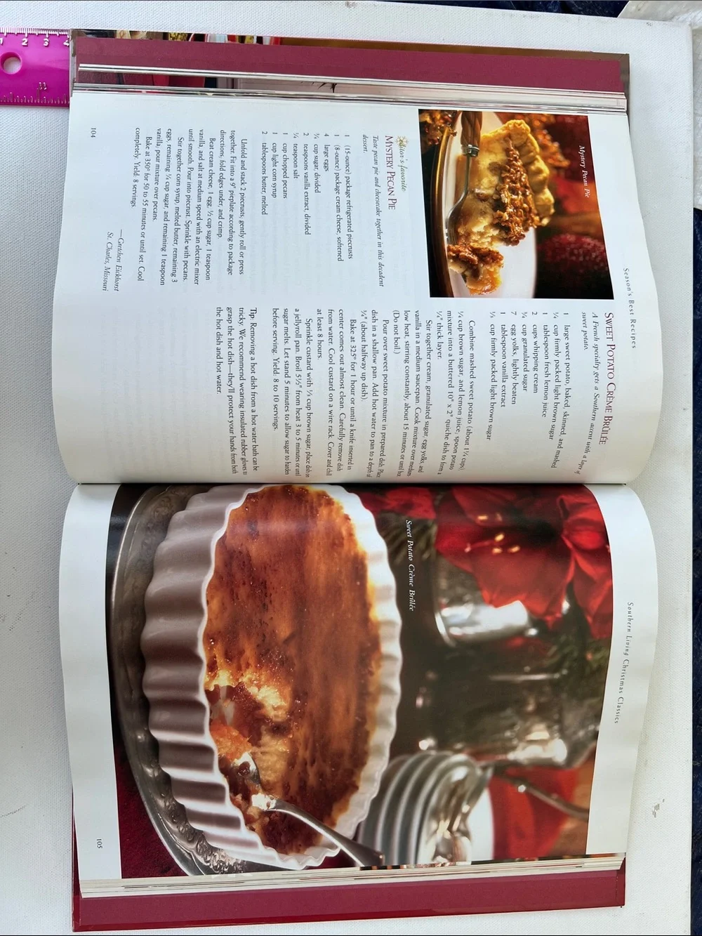 Southern Living Christmas 2004 Cookbook - Red and Brown Holiday Cover